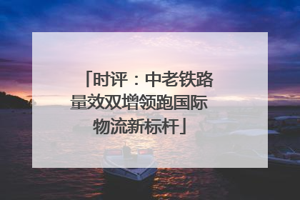 时评：中老铁路量效双增领跑国际物流新标杆